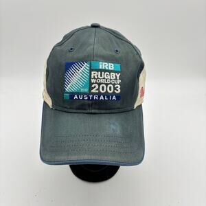 Vintage 2003  IRB Rugby World Cup Australia Hat USA Flag